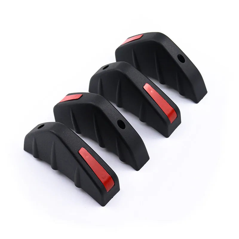 15cm universal triangle rear spoiler in ABS plastic with carbon fibre finish for general motors vehicles