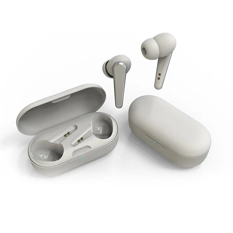 ANC active noise reduction wireless headphones in multiple colour options with earplug-style in-ear design