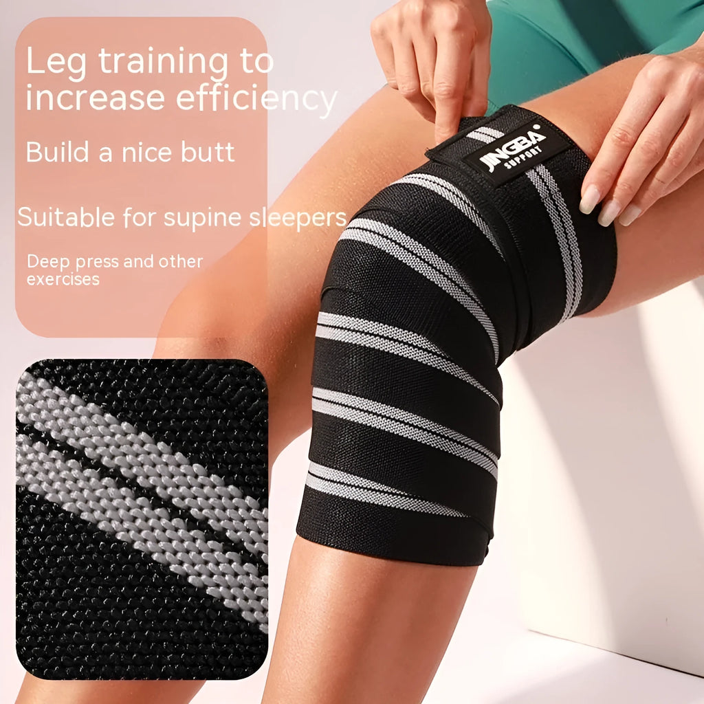 Adult adjustable knee pads for sports in blue, grey, red, or yellow colour options