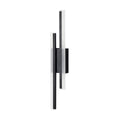 Modern double line wall lamp with gold finish and linear 500mm design for accent lighting
