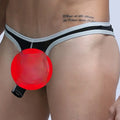 Men's Ice Silk elephant nose design briefs shown in multiple colours including army green, black, and sky blue.