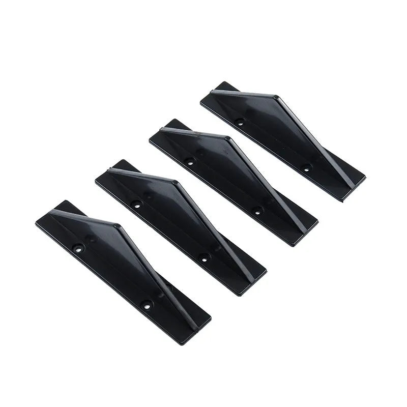 15cm universal triangle rear spoiler in ABS plastic with carbon fibre finish for general motors vehicles
