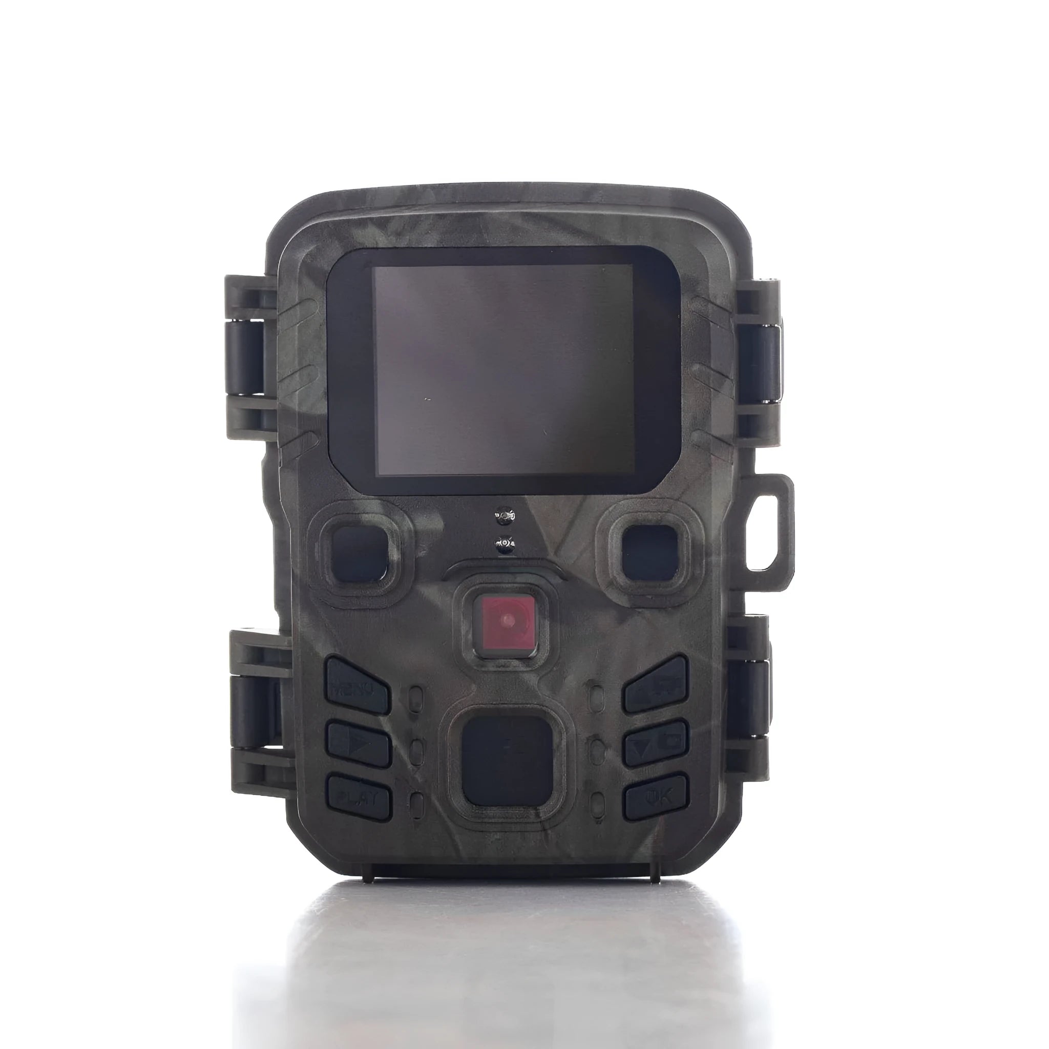 Black monitoring infrared night vision device with 12MP resolution and TF Card storage