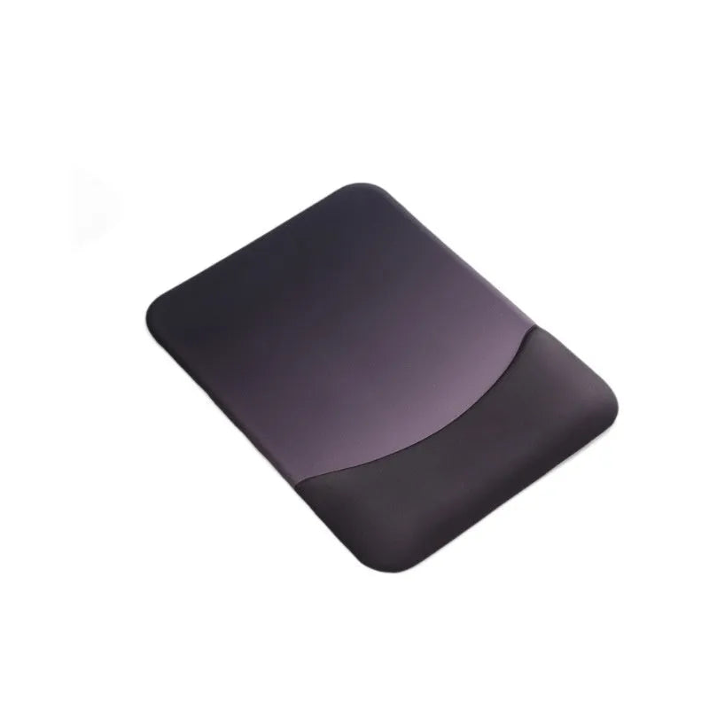Square silica gel wrist rest mouse pad with cloth surface measuring 250mm by 180mm