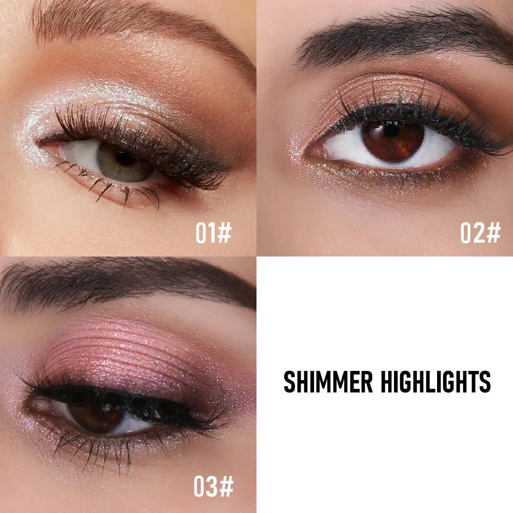 C-F019 Shining High Gloss false eyelashes strip with adhesive glue, shown in multiple colour options.