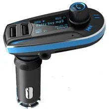 BT618C vehicle Bluetooth MP3 player with FM transmitter and USB charging port for car audio streaming