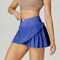 Women's solid colour quick-drying nylon sports shorts with a spandex lining