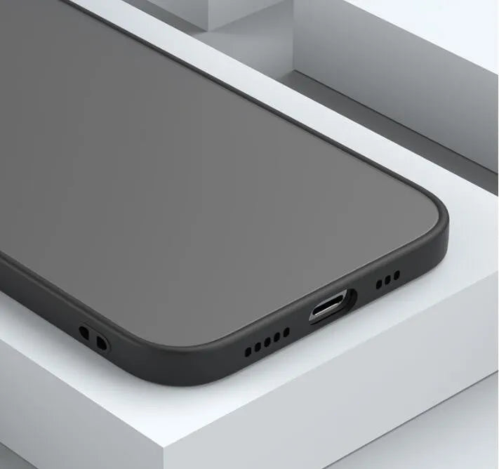 Fine hole skin-sensing hard protective iPhone case in dark night green colour.