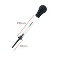 Glass suction hydrometer for automobile battery electrolyte density testing