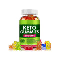 Bottle of keto BHB vinegar candy soft chew vitamin tablets showing 60-count quantity