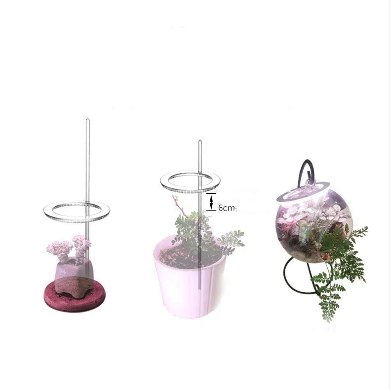 USB-powered LED plant grow light with full spectrum bulb and clear acrylic positioning stick.