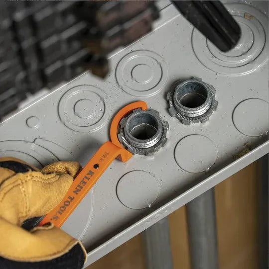 Crescent magnetic suction wrench three-piece set showing orange, grey, and black adjustable spanners