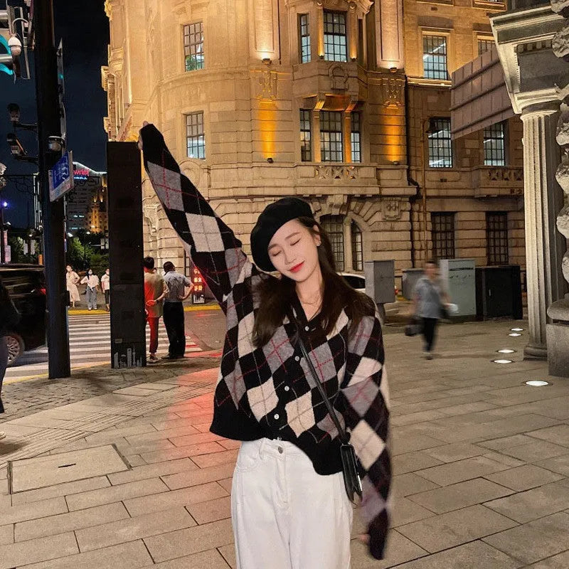 Casual knit cardigan in acrylic fabric available in multiple macaron colours including pink, green and khaki