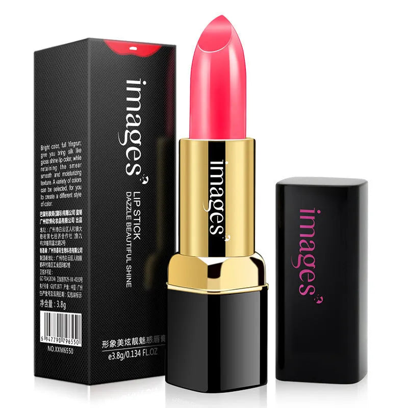 Lipstick and lip gloss moisturising lip balm stick in 10 colours with natural ingredients, 3.8g each.