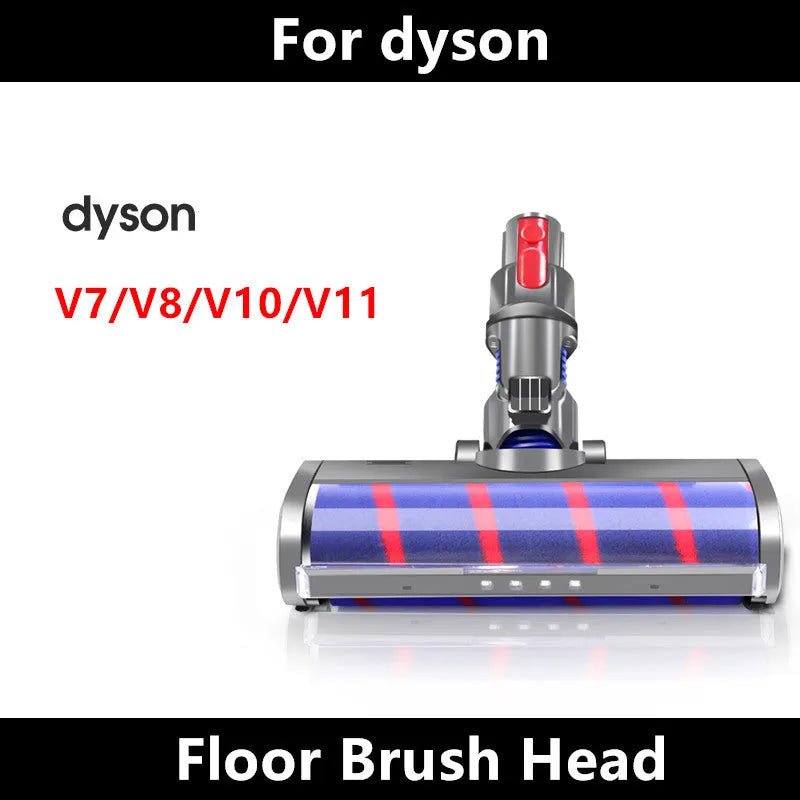Dyson V7 to V11 vacuum cleaner electric floor brush replacement head with soft velvet rolling brush