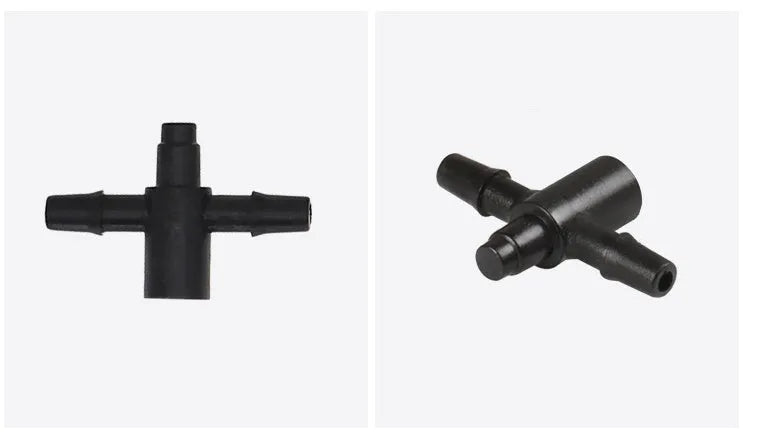 PE tee water distributor for micro-spray irrigation systems