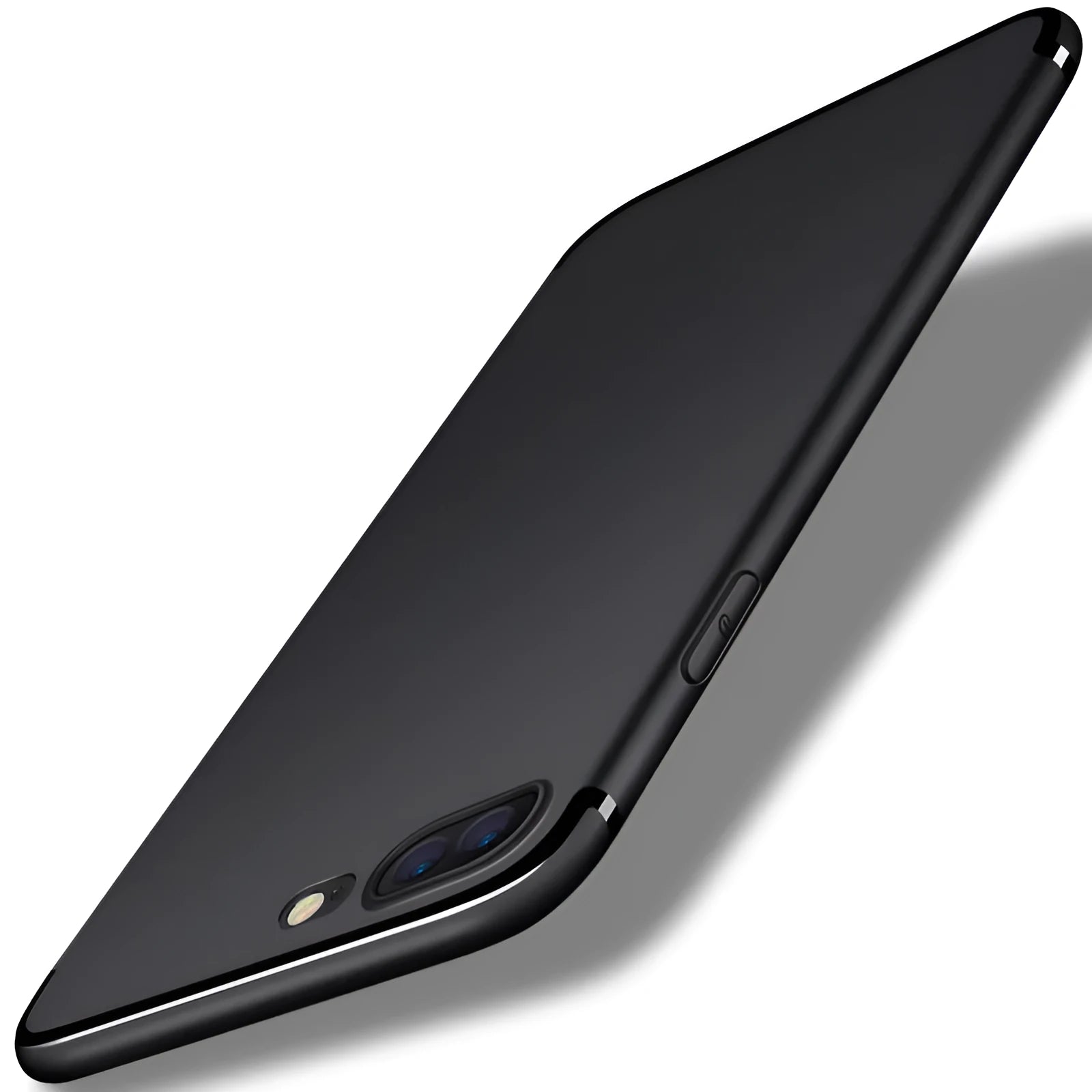 TPU silicone iPhone case in black, blue, red and white colours compatible with iPhone 7 and iPhone 8 models