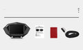 Black vehicle HUD head-up display unit with LCD screen and OBD cable for dashboard installation