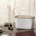 GX-22K white aroma diffuser humidifier with night light on a wooden table.