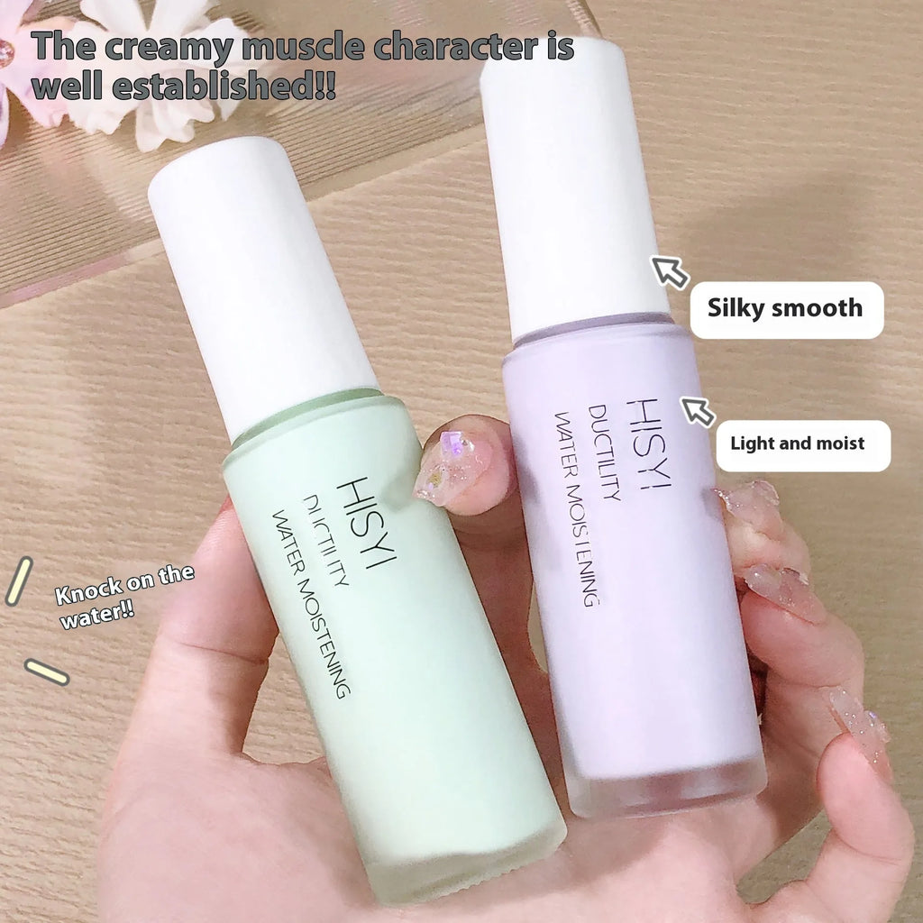 HISYI Silky Clear Makeup Primer brightening base in three colour options 01 02 03