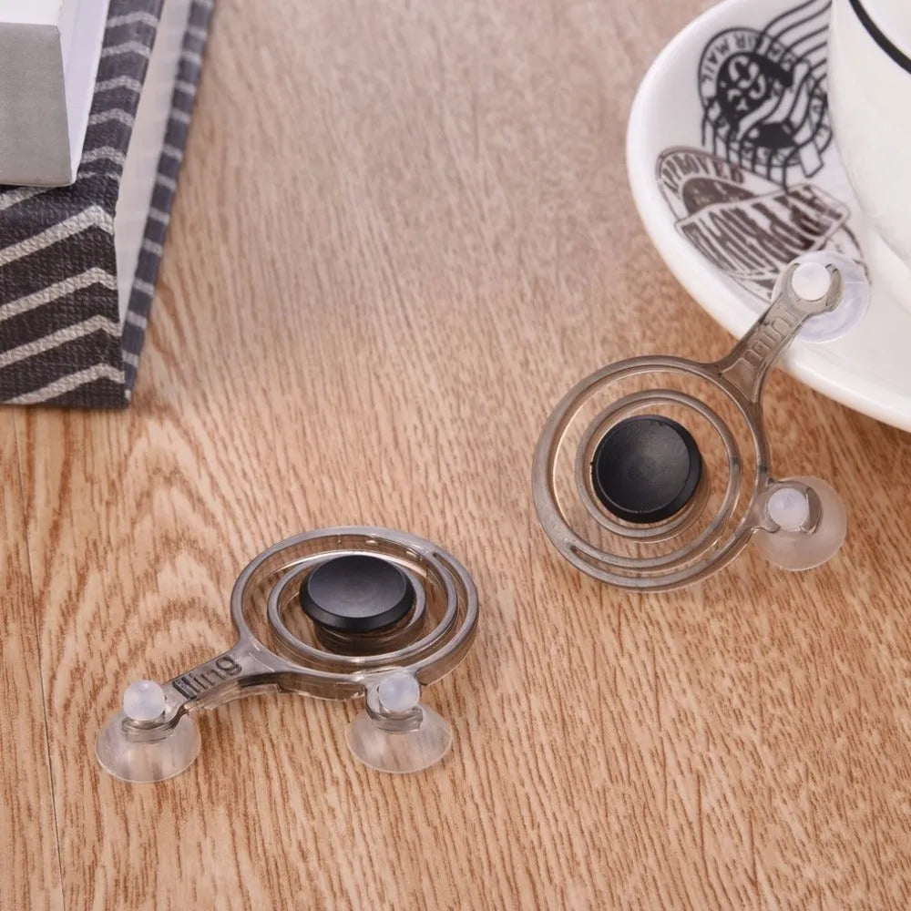 Pair of clear and black mini joysticks for mobile phone touch screen gaming control