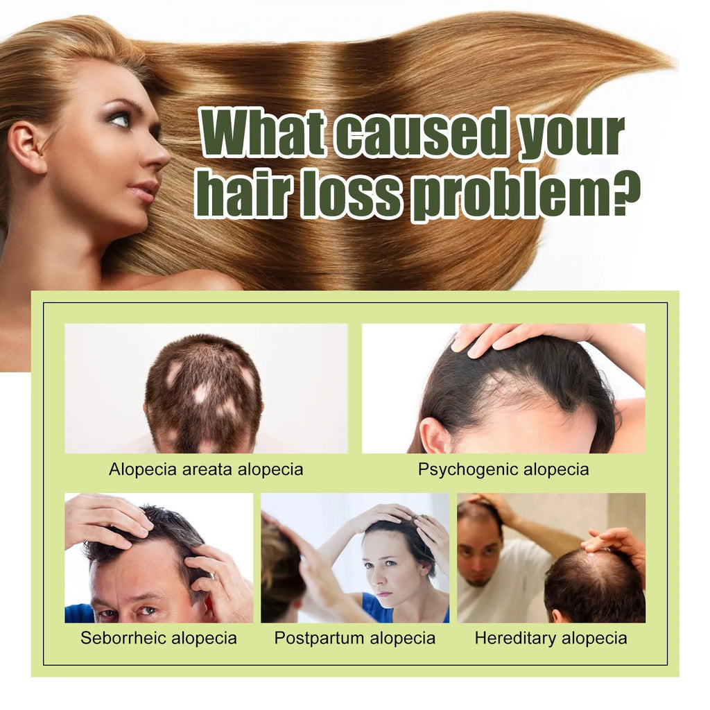 60ml bottle of hair care essential oil for anti-fall repair and dry hair ends