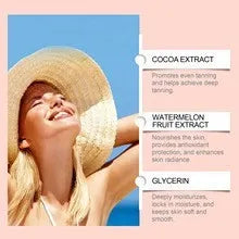 100g darkening cream container for body makeup and performance tanning applications