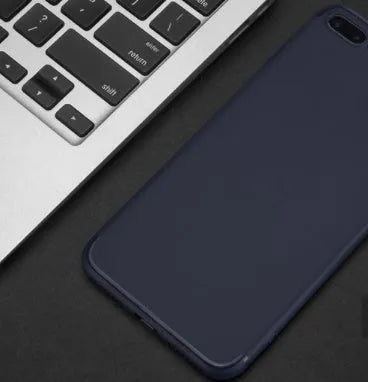 TPU silicone iPhone case in black, blue, red and white colours compatible with iPhone 7 and iPhone 8 models
