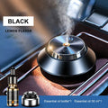 Butterfly-shaped metal car aromatherapy air purifier with USB port and 50ml essential oil bottle