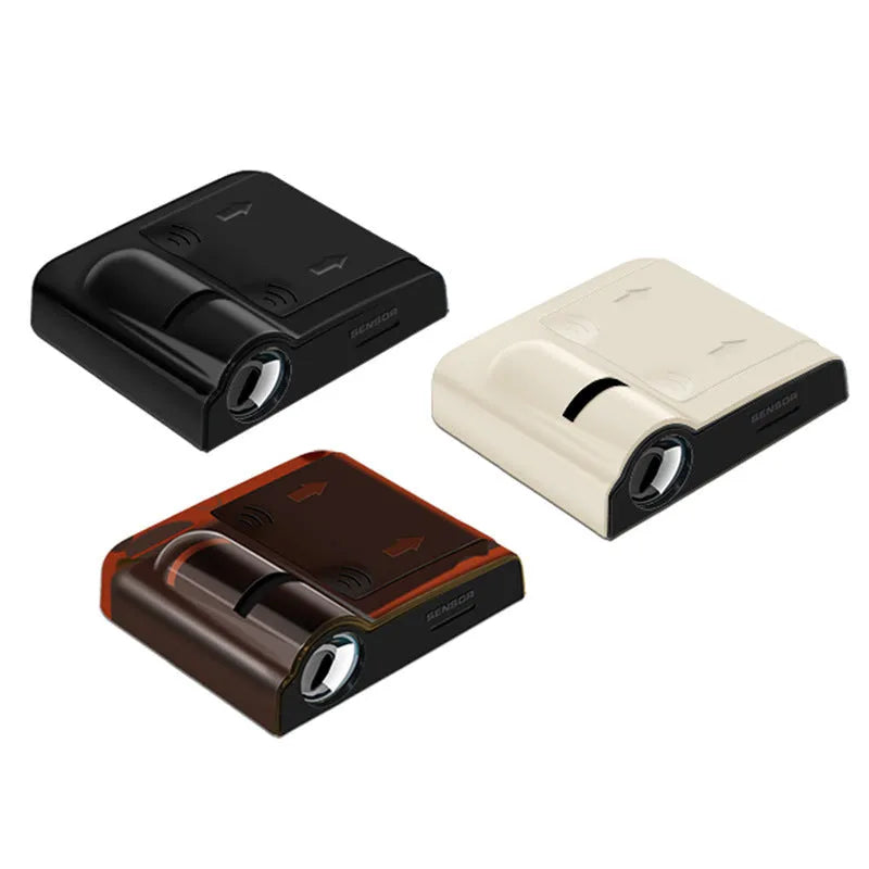 ABS plastic car decorative projection radium lamp with compact dimensions for universal vehicle use