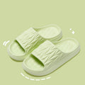 Leaf texture EVA household slippers in multiple colours with non-slip soles