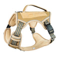 Oxford cloth tactical chest strap for a working dog in olive green colour.
