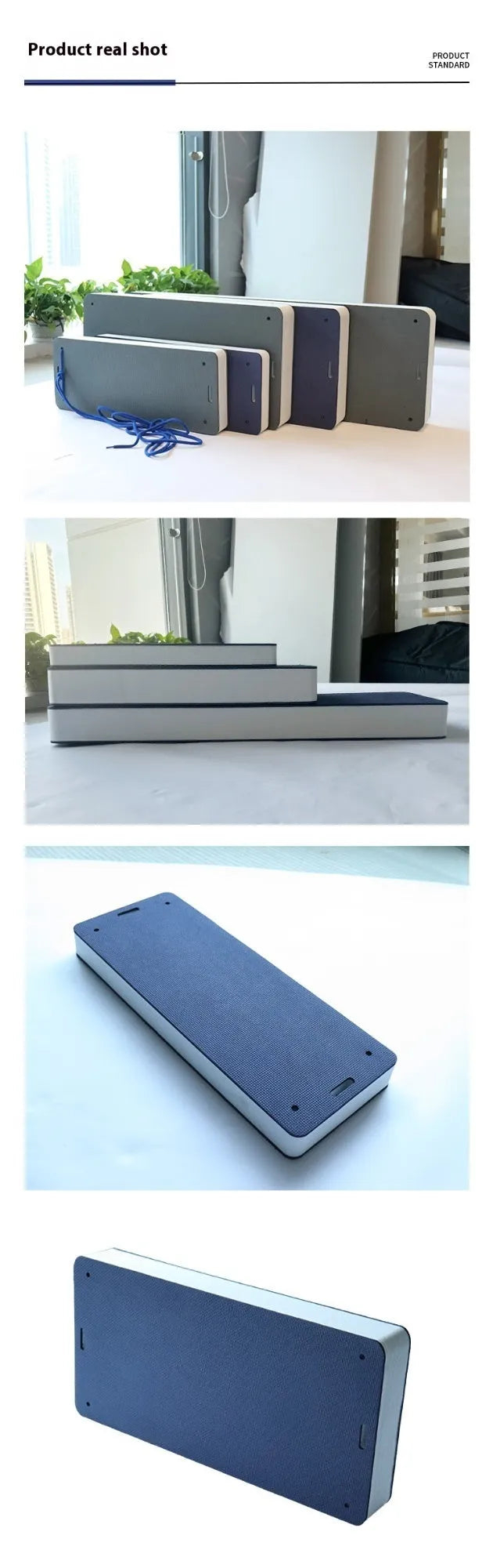 Blue EVA marine boat fender showing thickened shockproof construction for dock protection