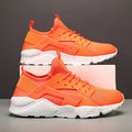 Men's low-top casual shoes in mesh with flat MD sole and lace-up closure
