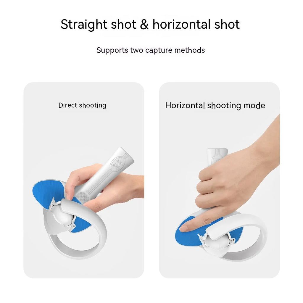 Red and blue Pico 4 controller table tennis hand grip accessory