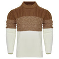 Men's knitted pullover sweater in various styles and sizes for autumn and winter wear