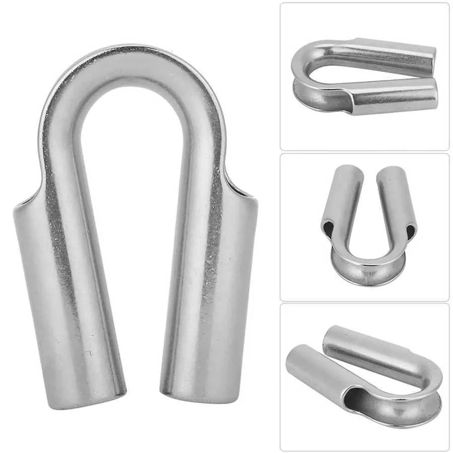 Stainless steel chicken heart-shaped round sleeve ring for industrial fastening applications.