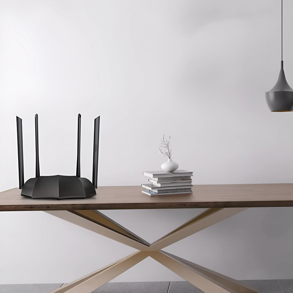 AC8 dual-band gigabit wireless router with 5G Wi-Fi and three LAN ports