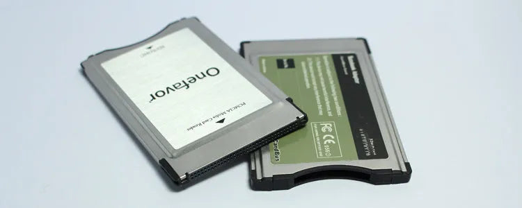 SD to PCMCIA adapter card with stainless steel housing for Mercedes-Benz vehicles with 32GB SD card