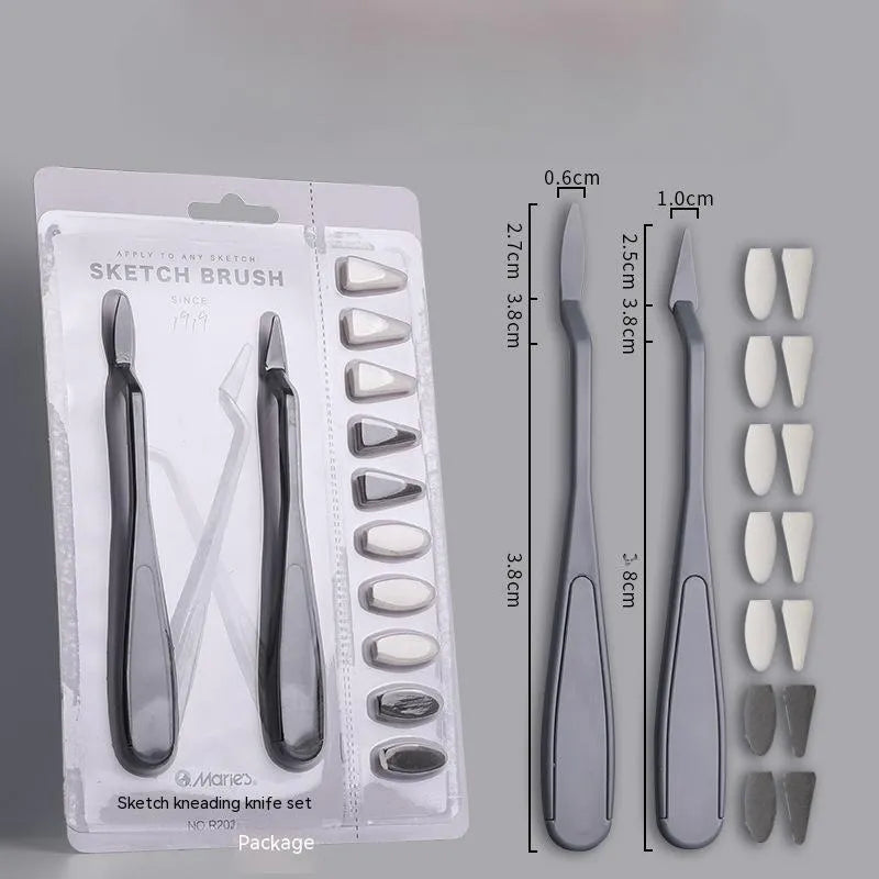 Fluorescent pen eraser smear tip for sketch colour removal, plastic construction, R20212 format