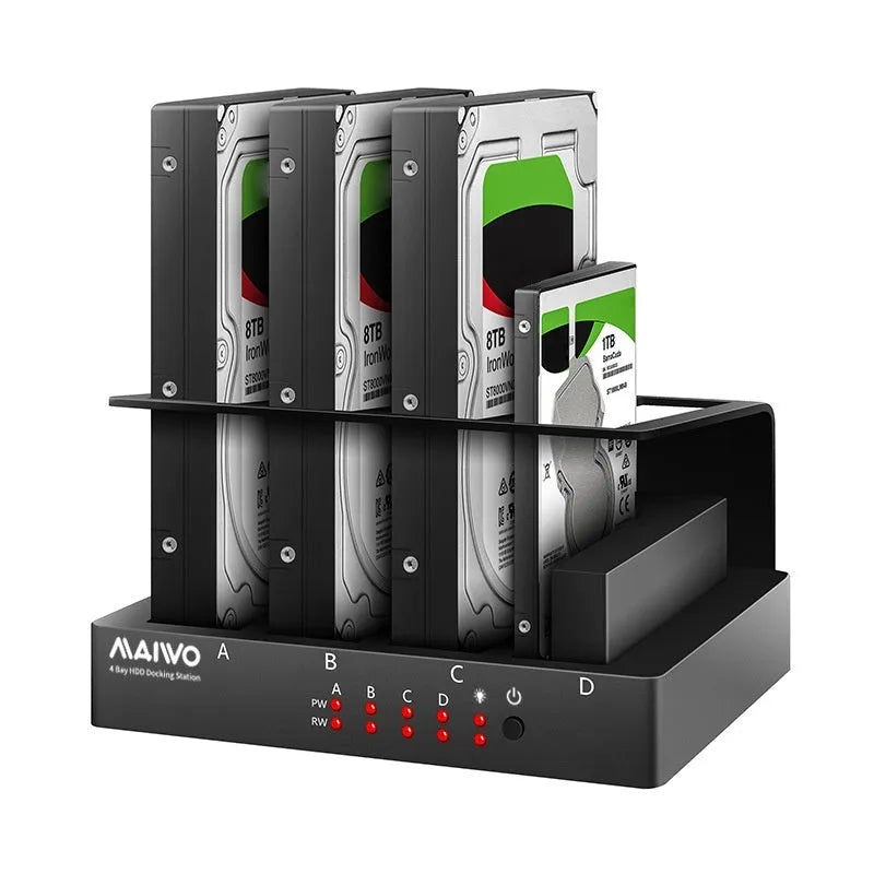 K305BU3S external four-bay hard drive docking station for 2.5-inch SATA drives