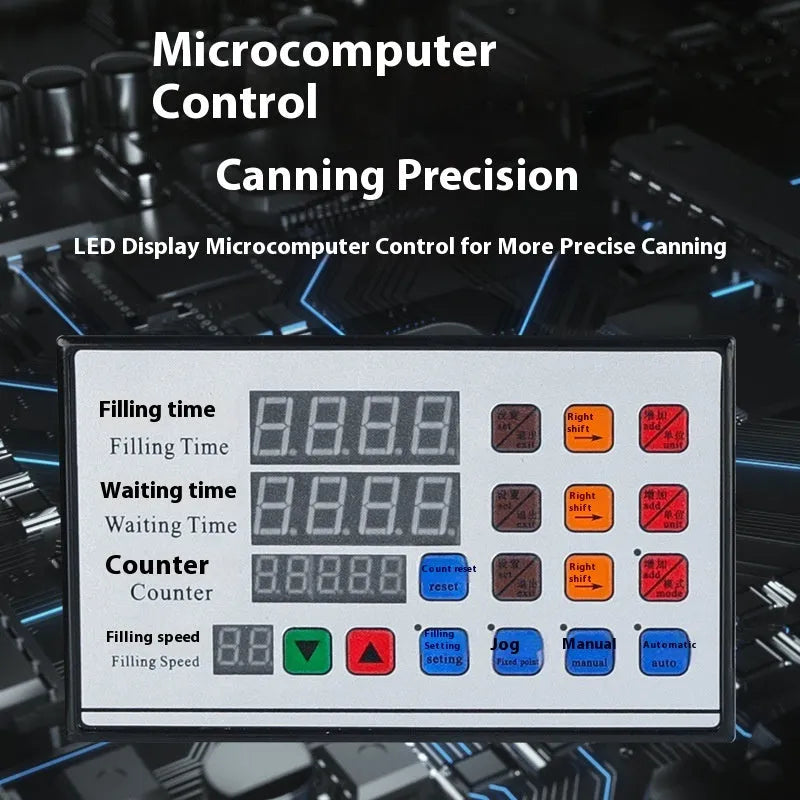 CNC filling machine automatic quantitative dispenser with control panel and dispensing nozzle