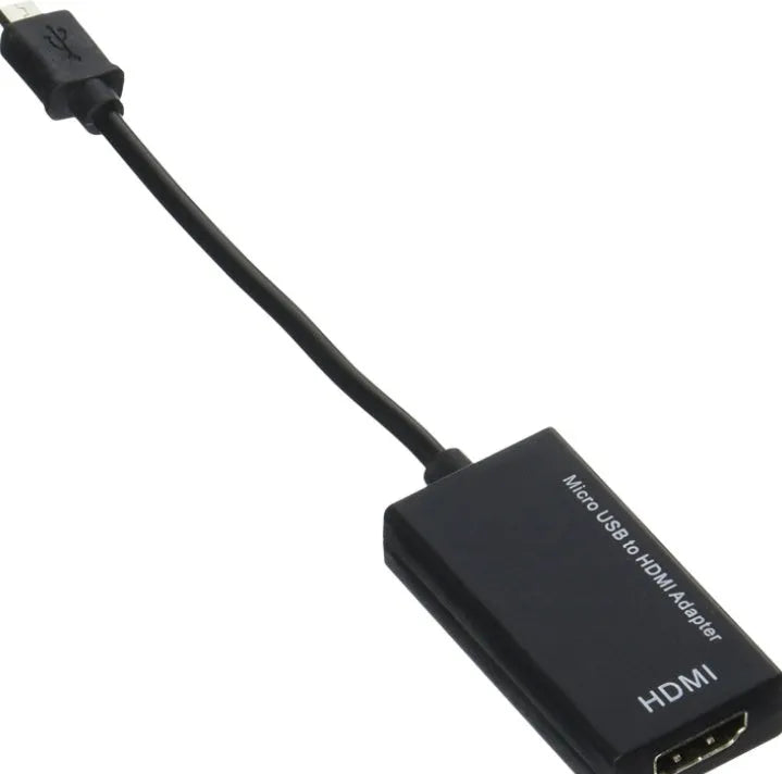 Black DisplayPort to HDMI adapter cable with 12cm length connecting devices