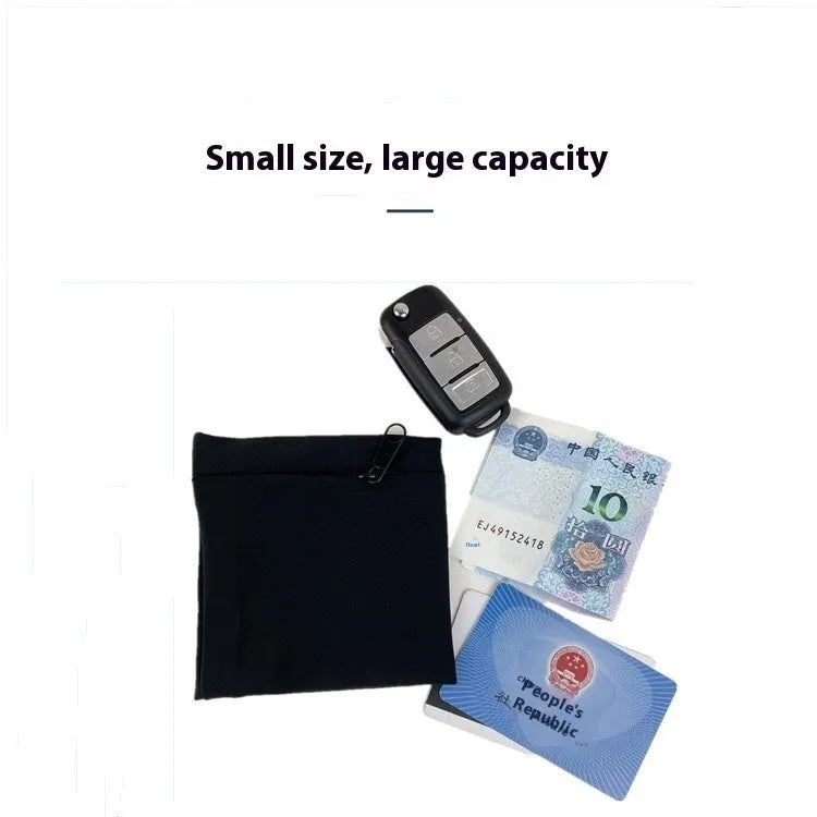 Camping wrist bag armband sleeve for mobile phone measuring 10cm by 10.5cm with packaging