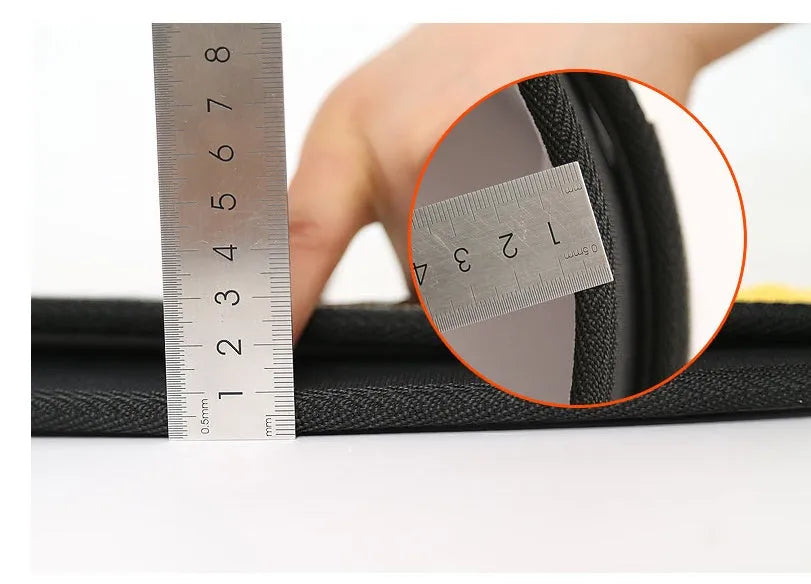 Nylon fitness weightlifting waistband for adults in black, red, or yellow on a gym background.