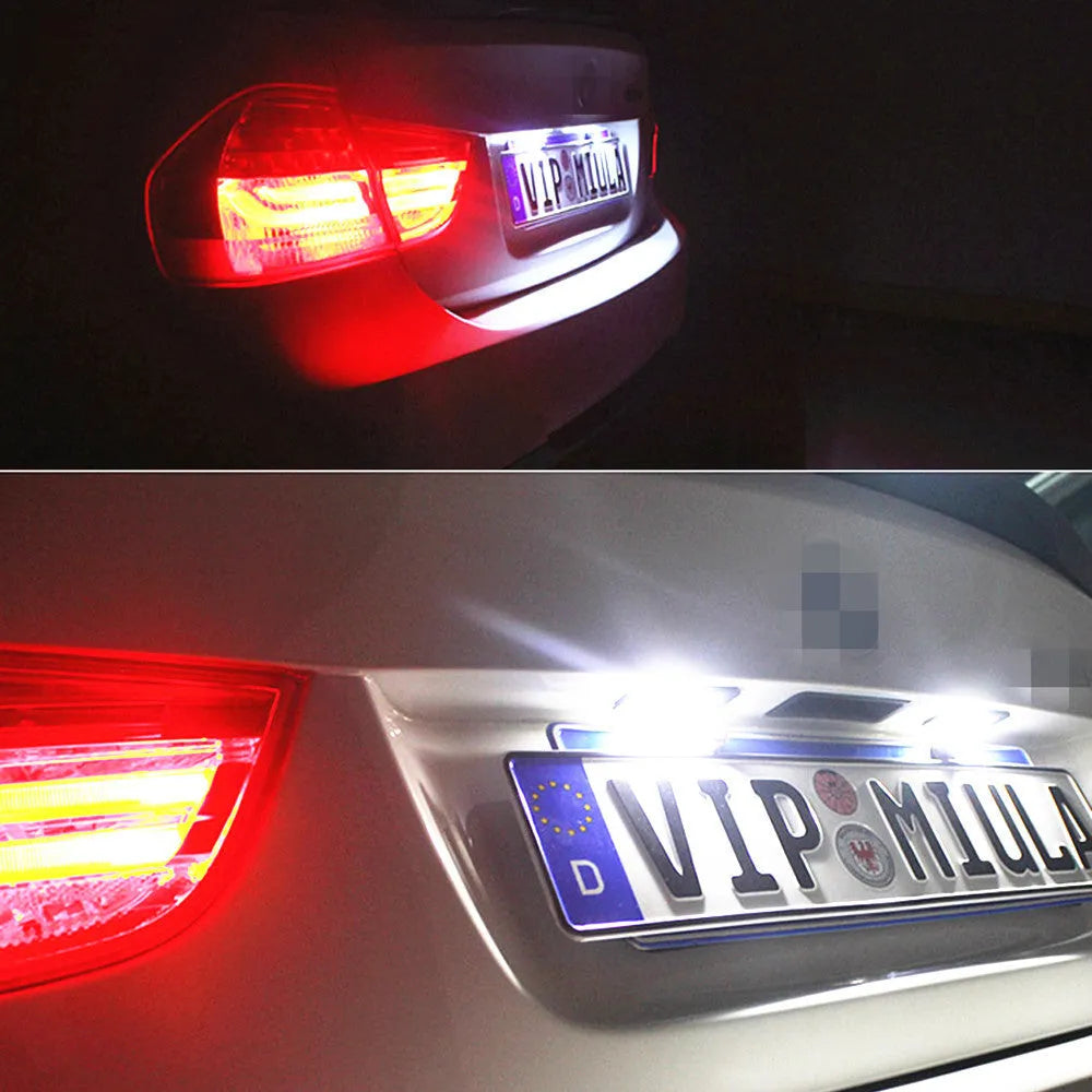 Volkswagen LED license plate light for Golf 4 5 6 Polo Phaeton with 24 SMD LEDs