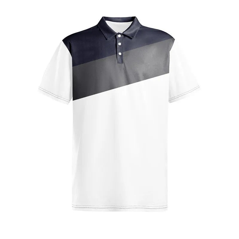Men's loose fit short sleeve t-shirt with 3D digital printed pattern in colour LM-PL047