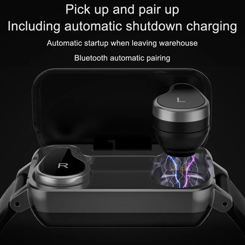 Call Bracelet smart Bracelet in black, blue, or coffee colour with heart rate monitor.
