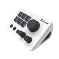 Black or white silicone membrane USB keyboard with 2m cable and mounting bracket