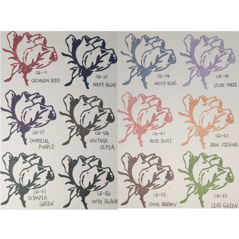 Rectangular notebook stamp pad with oily ink for rubber stamping projects